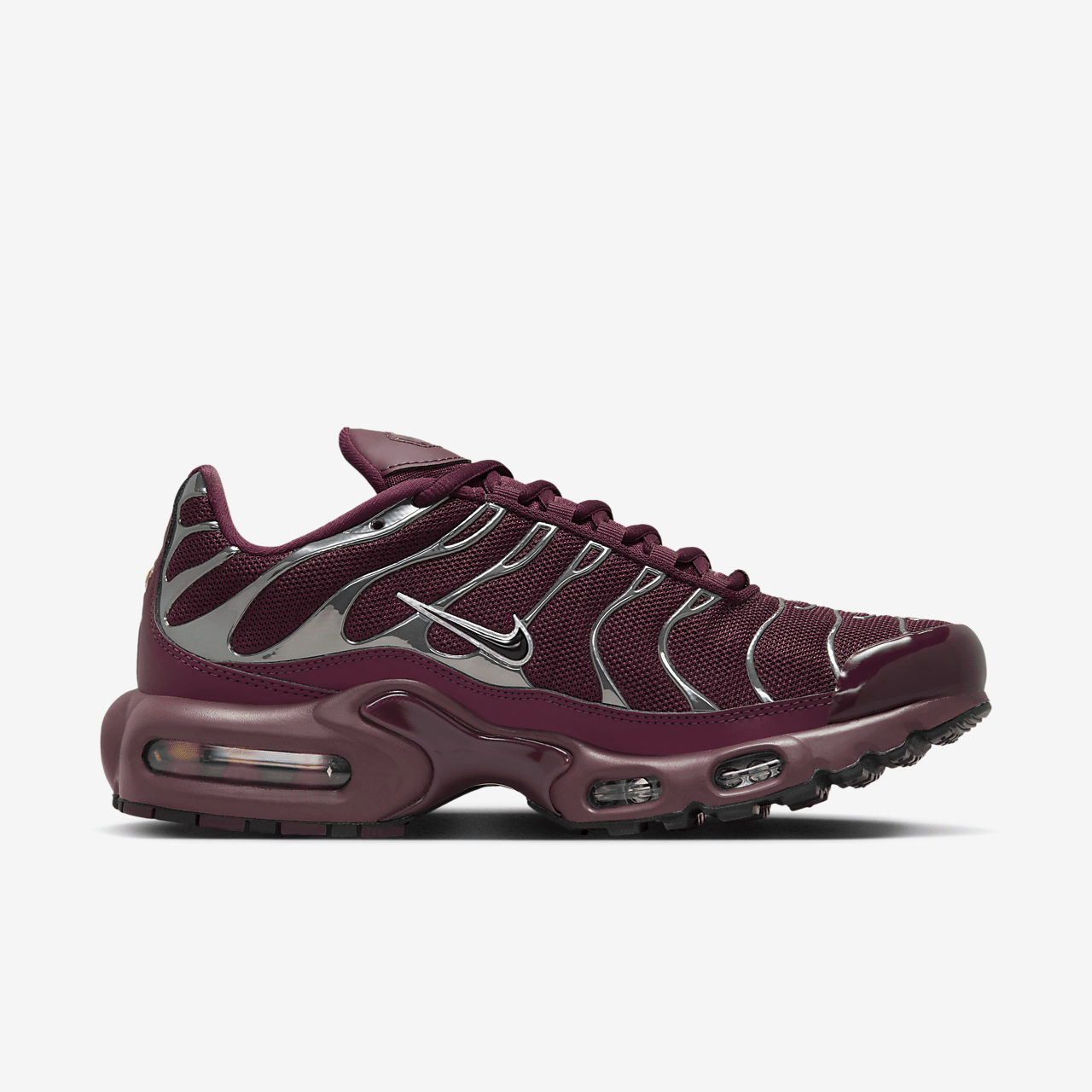 Nike Air Max Plus sneaker Night Maroon/Dark Team Red/Metallic Silver/Zwart