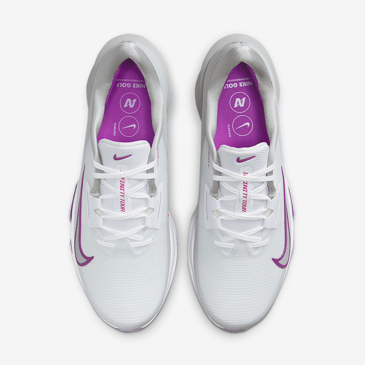 Nike  sneaker Wit/Light Smoke Grey/Vivid Purple