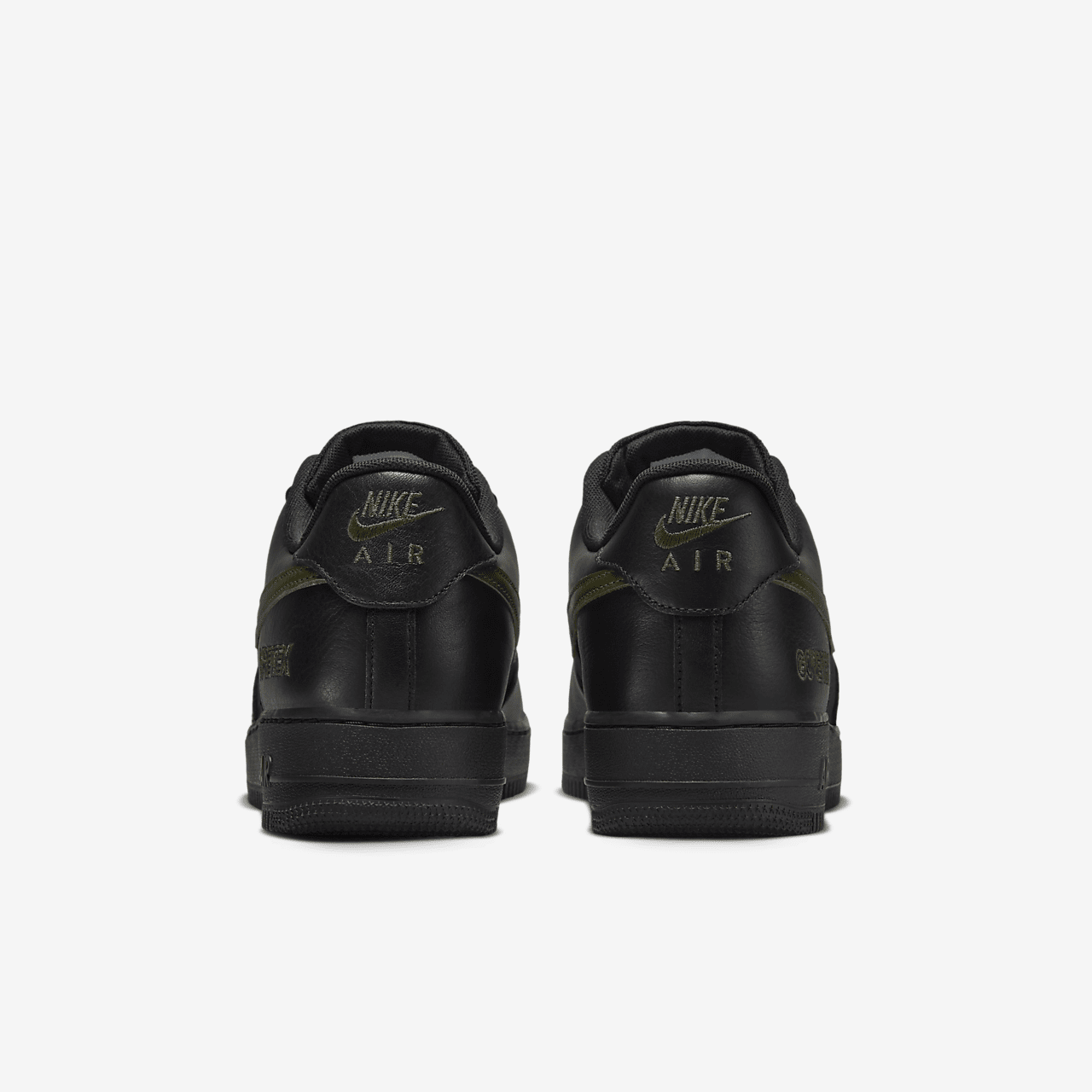 Nike Air Force 1 sneaker Zwart/Cargo Khaki