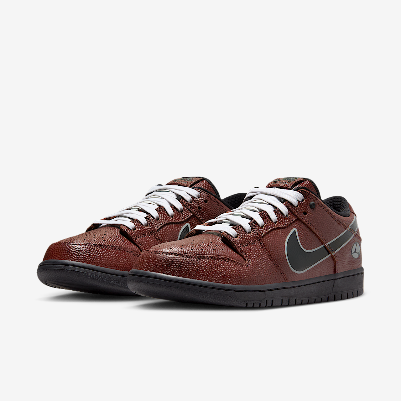 Nike Dunk Low sneaker Dark Pony/Silver/Wit/Zwart