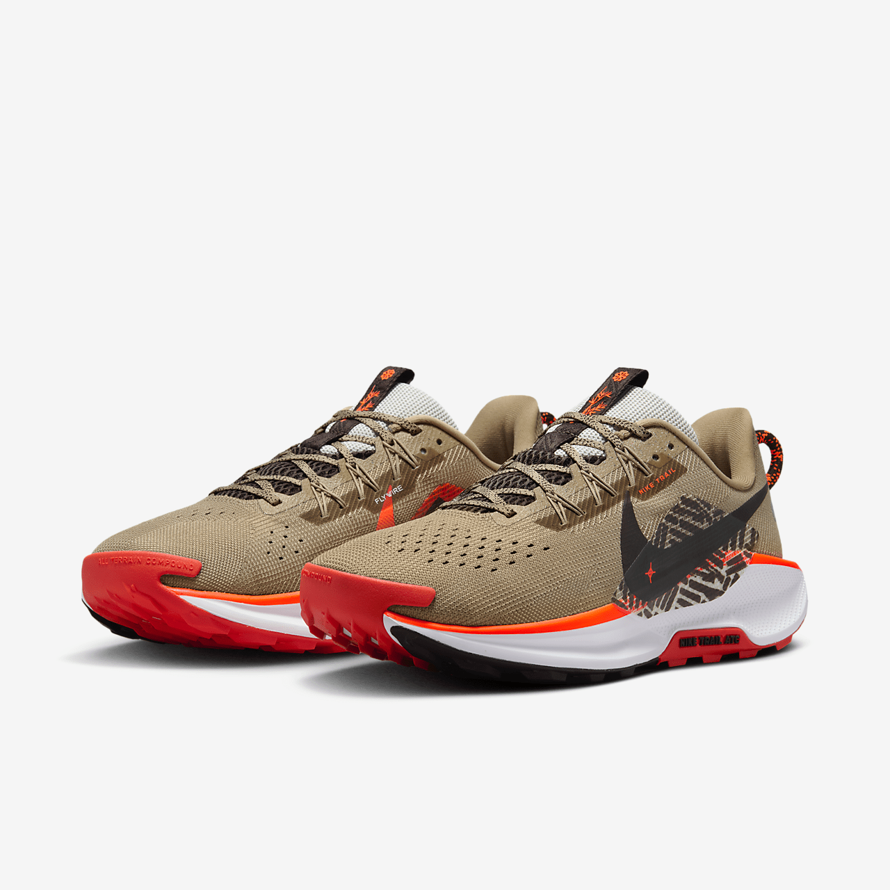 Nike Pegasus sneaker Khaki/Hyper Crimson/Vintage Coral/Velvet Brown