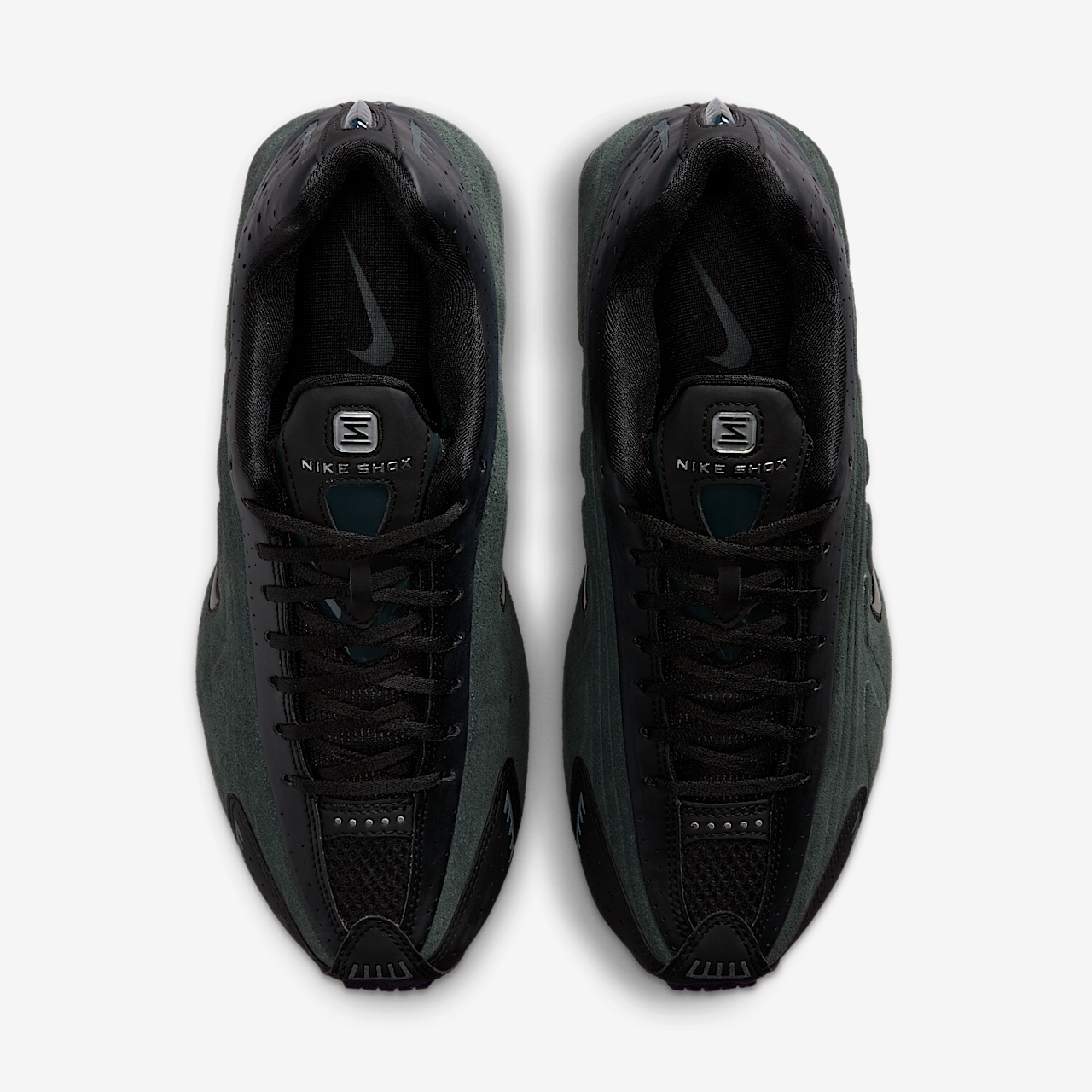 Nike Nike Shox sneaker Zwart/Metallic Silver/Seaweed