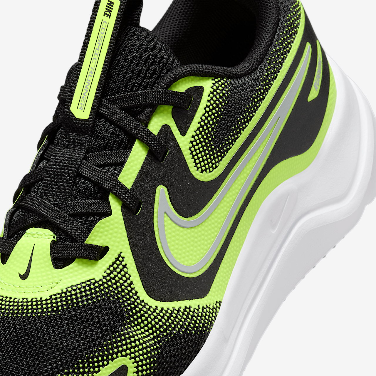 Nike  sneaker Zwart/Volt/Wolf Grey