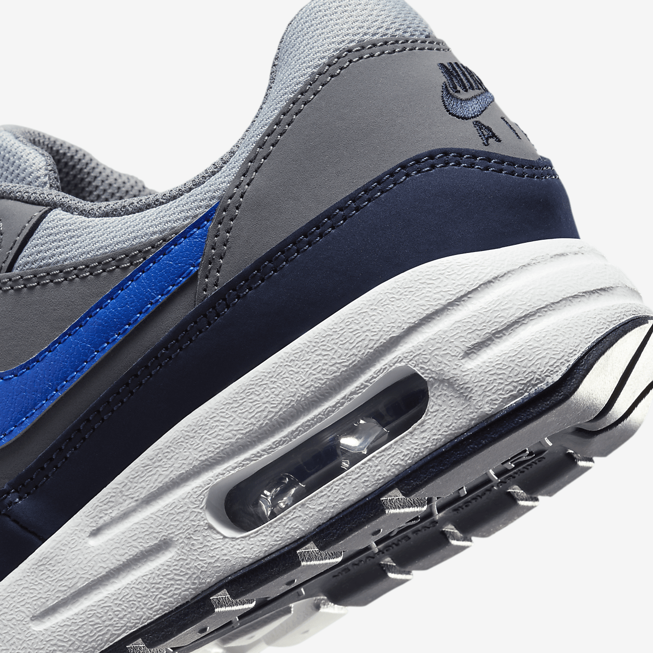 Nike Air Max 1 sneaker Smoke Grey/Wolf Grey/Obsidian/Racer Blue