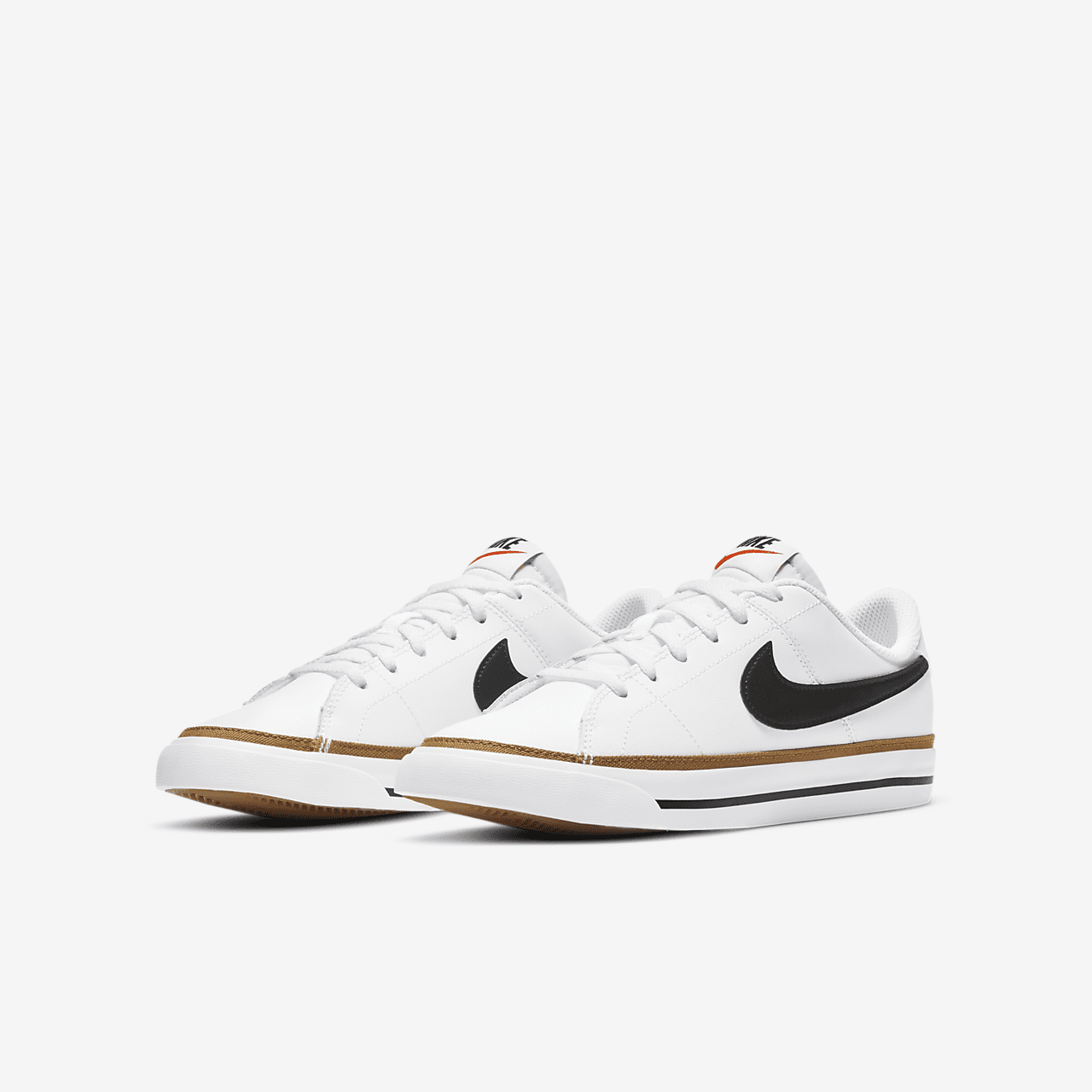 Nike  sneaker Wit/Desert Ochre/Gum Light Brown/Zwart