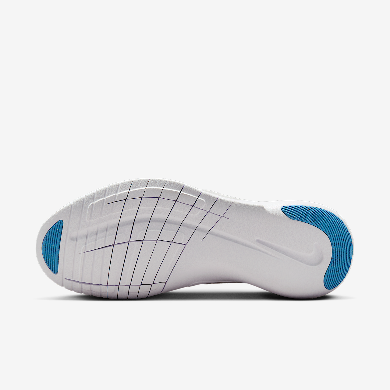 Nike Free sneaker Platinum Tint/Light Armory Blue/Wit/Iron Grey