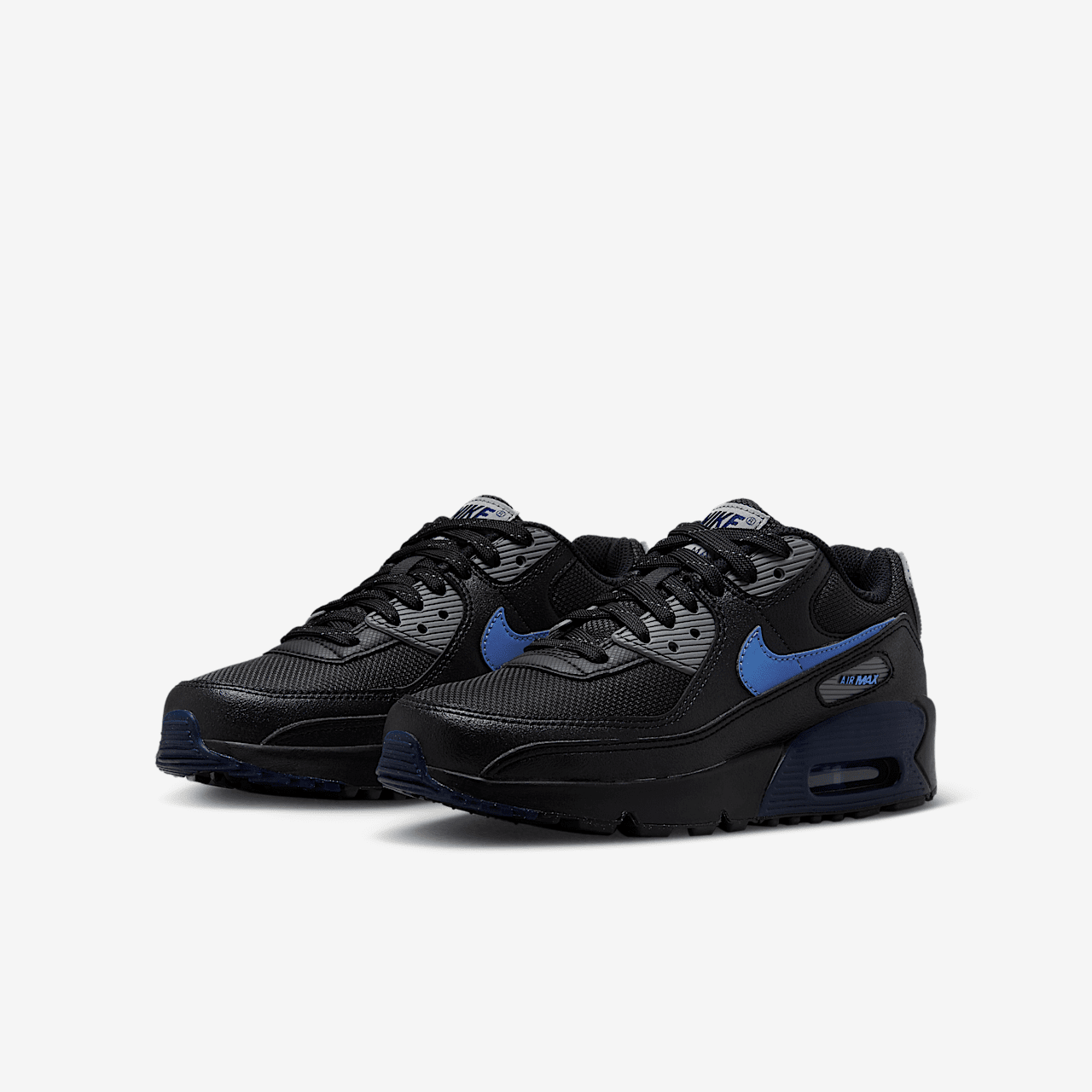 Nike Air max 90 sneaker Zwart/Smoke Grey/Royal Pulse/Midnight Navy