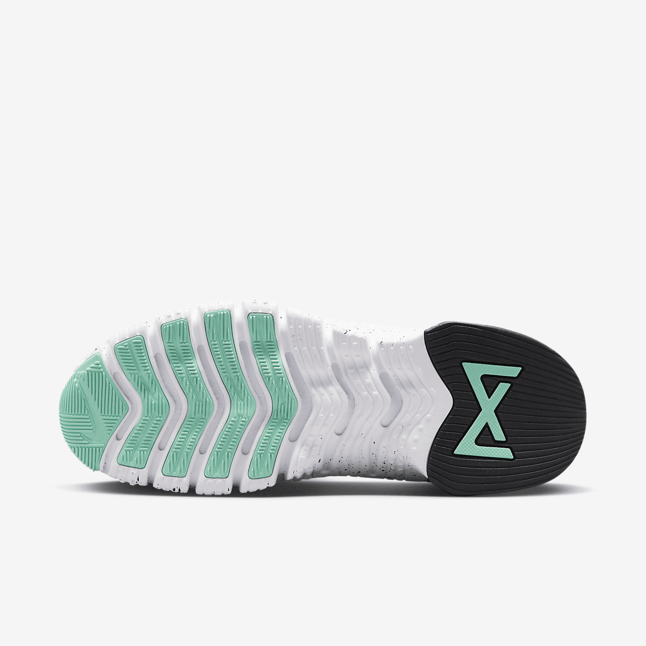 Nike Free sneaker Wit/Zwart/Emerald Rise