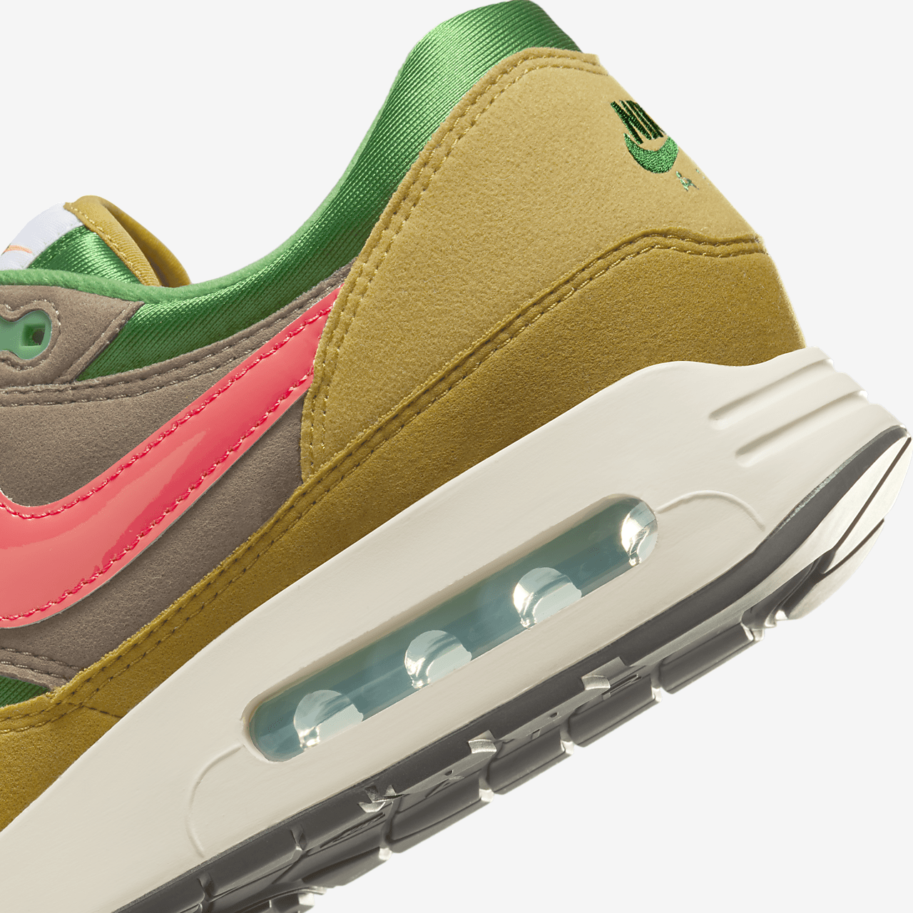 Nike Air Max 1 sneaker Classic Green/Olive Grey/Bronzine/Ember Glow