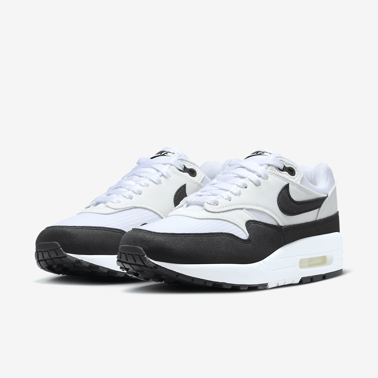 Nike Air Max 1 sneaker Wit/Summit White/Zwart