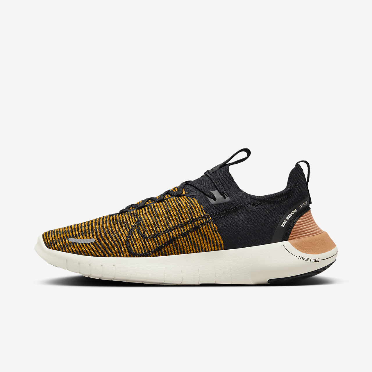 Nike Free sneaker Bronzine/Amber Brown/Sea Glass/Zwart