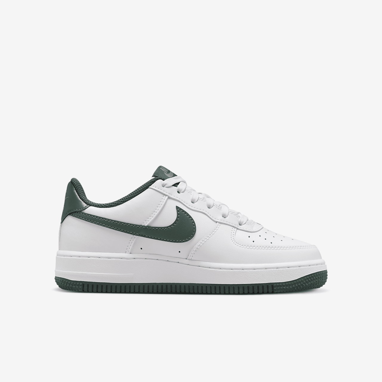 Nike Air Force 1 sneaker Wit/Oil Green/Vintage Green