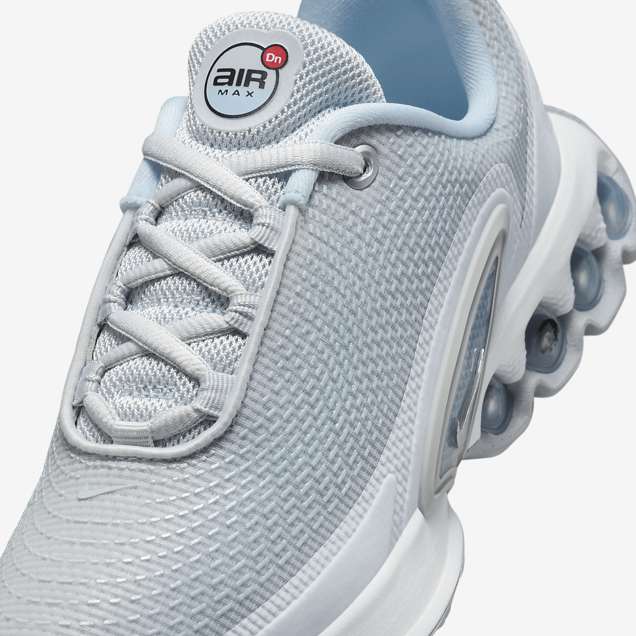 Nike Air Max DN sneaker Pure Platinum/Glacier Blue/Wit/Metallic Silver