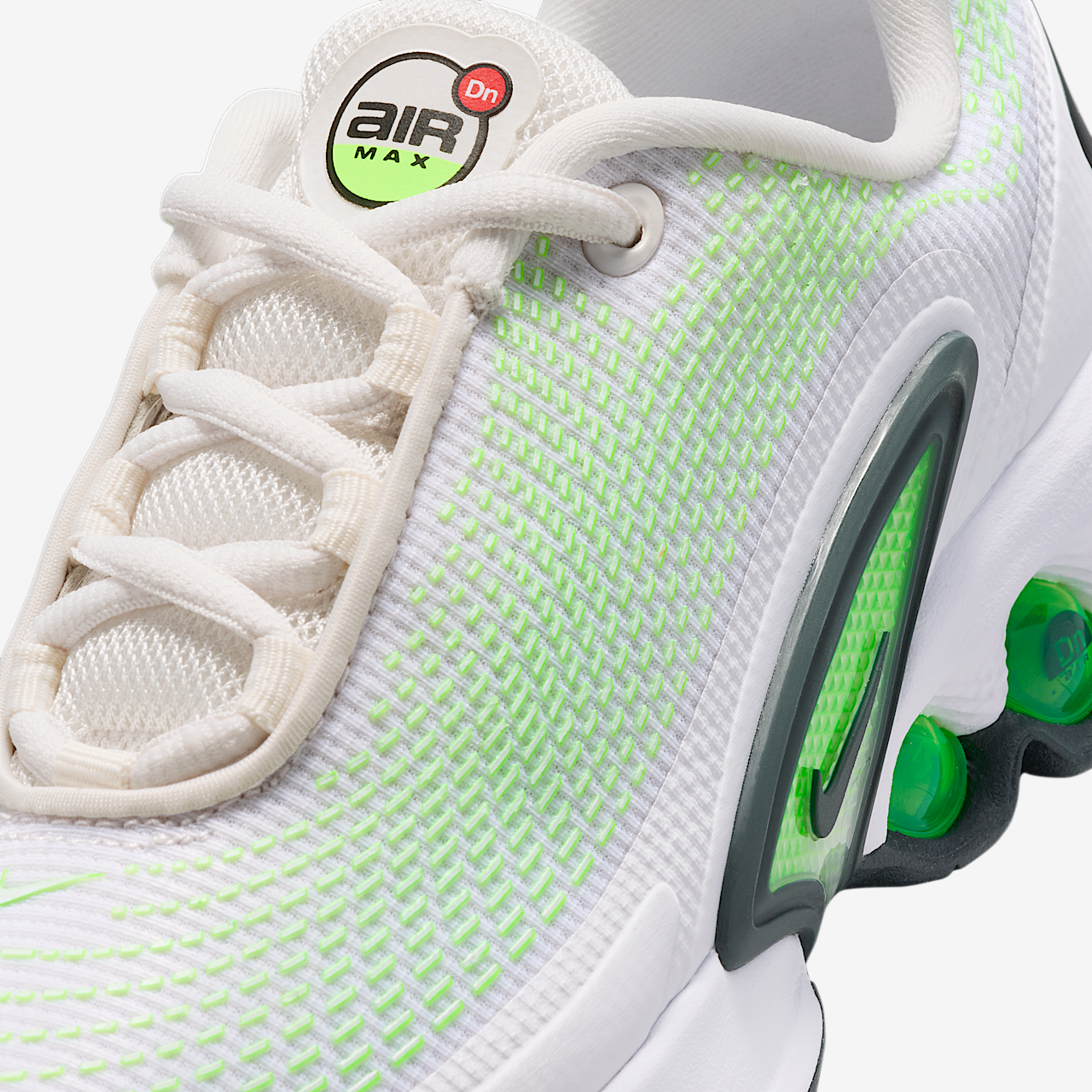 Nike Air Max DN sneaker Platinum Tint/Green Strike/Wit/Seaweed