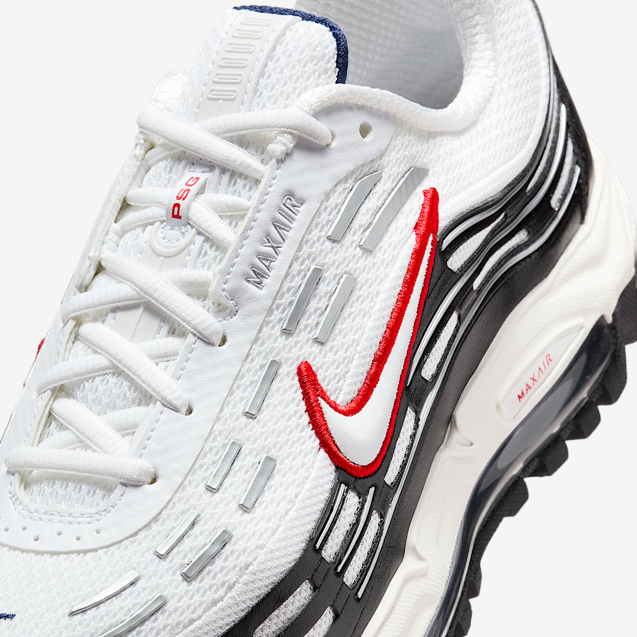 Nike Air Max sneaker Wit/Zwart/Midnight Navy/University Red