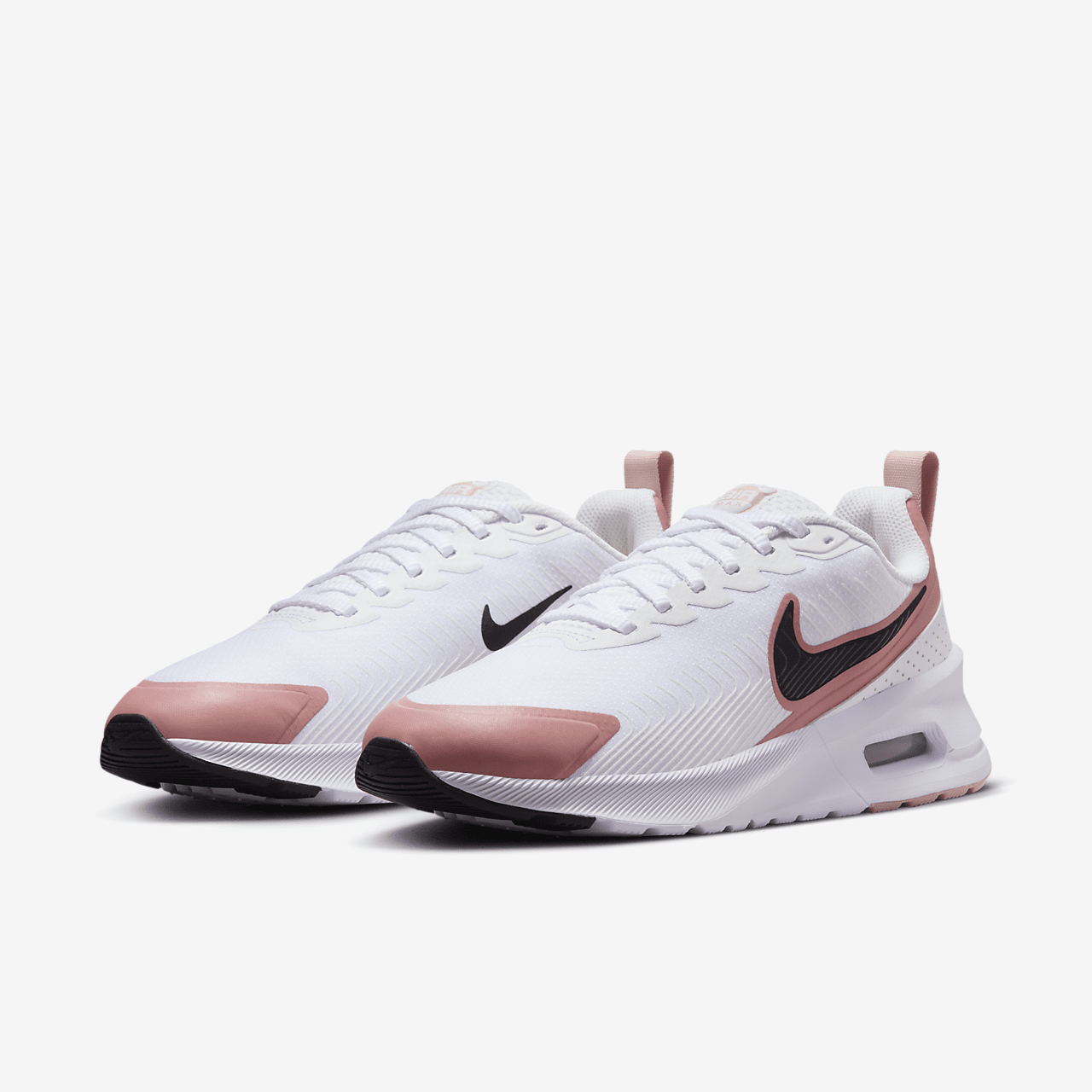 Nike Air Max Nuaxis sneaker Wit/Red Stardust/Pink Oxford/Zwart