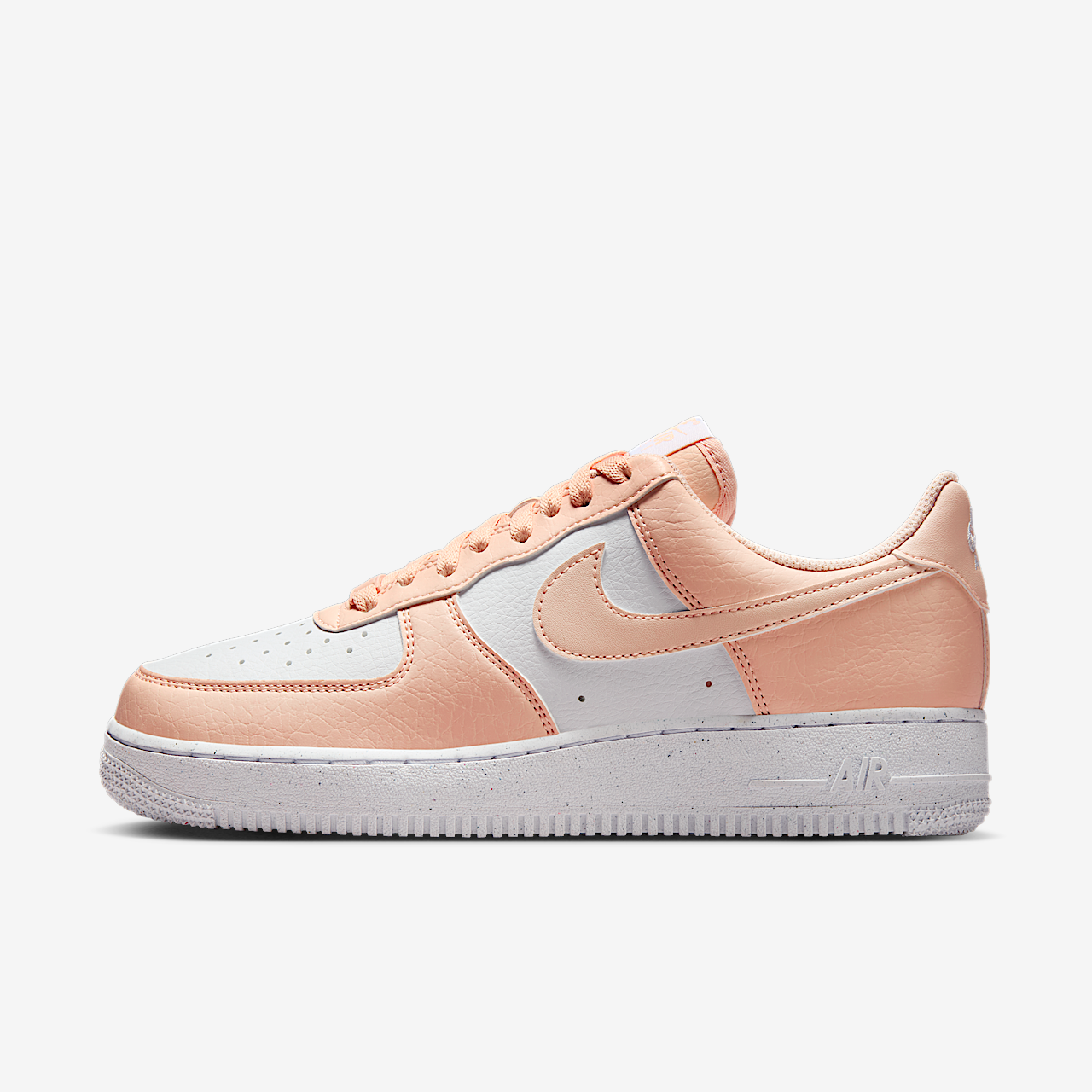 Nike Air Force 1 sneaker Wit/Wit/Washed Coral