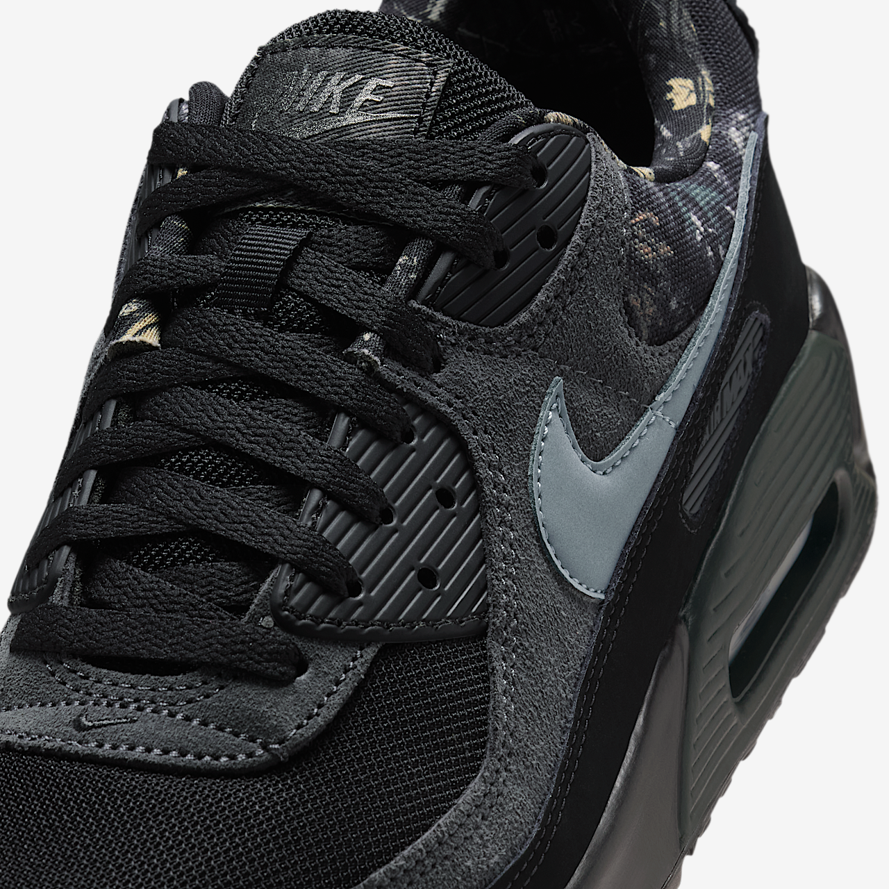 Nike Air max 90 sneaker Zwart/Dark Smoke Grey/Metallic Cool Grey
