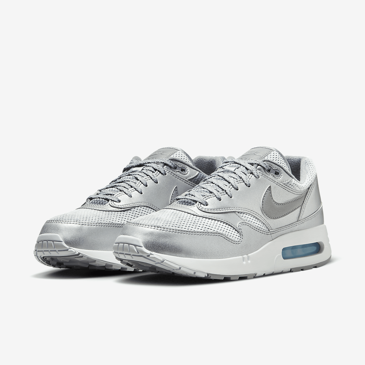 Nike Air Max 1 sneaker Cool Grey/Light Smoke Grey/Wit/Metallic Silver