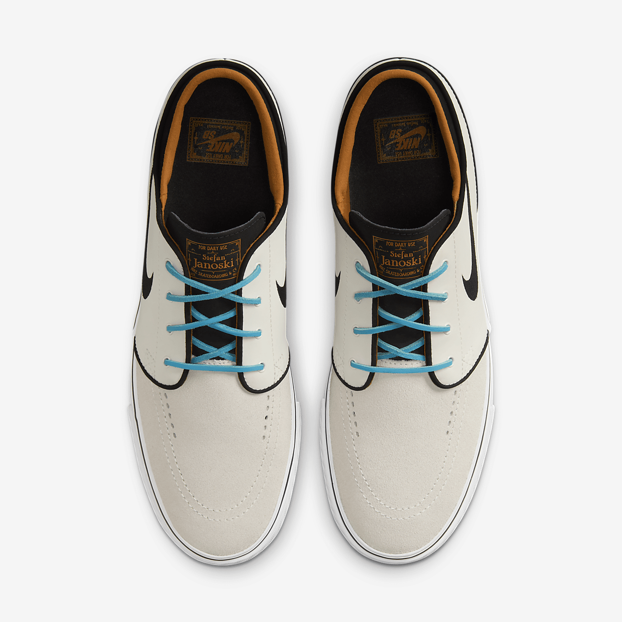 Nike  sneaker Phantom/Zwart/Bright Ceramic/Chlorine Blue