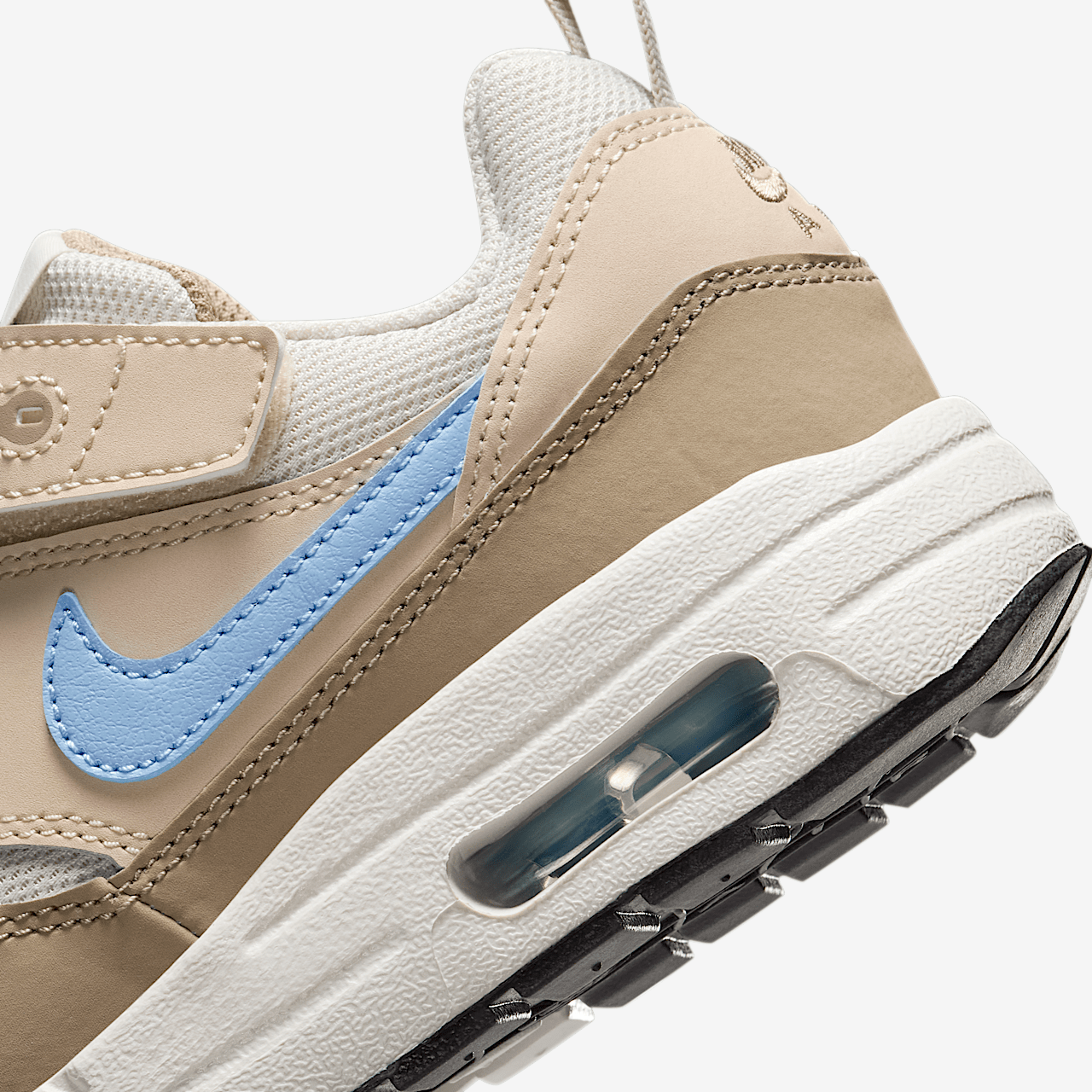 Nike Air Max 1 sneaker Light Bone/Sanddrift/Khaki/Psychic Blue