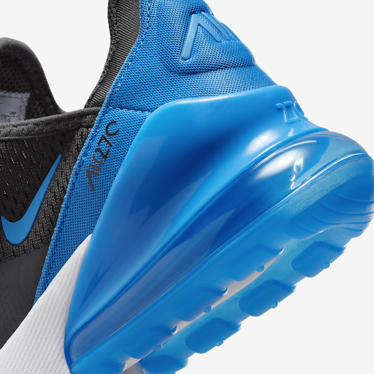 Nike Air max 270 sneaker Anthracite/Zwart/Wit/Light Photo Blue