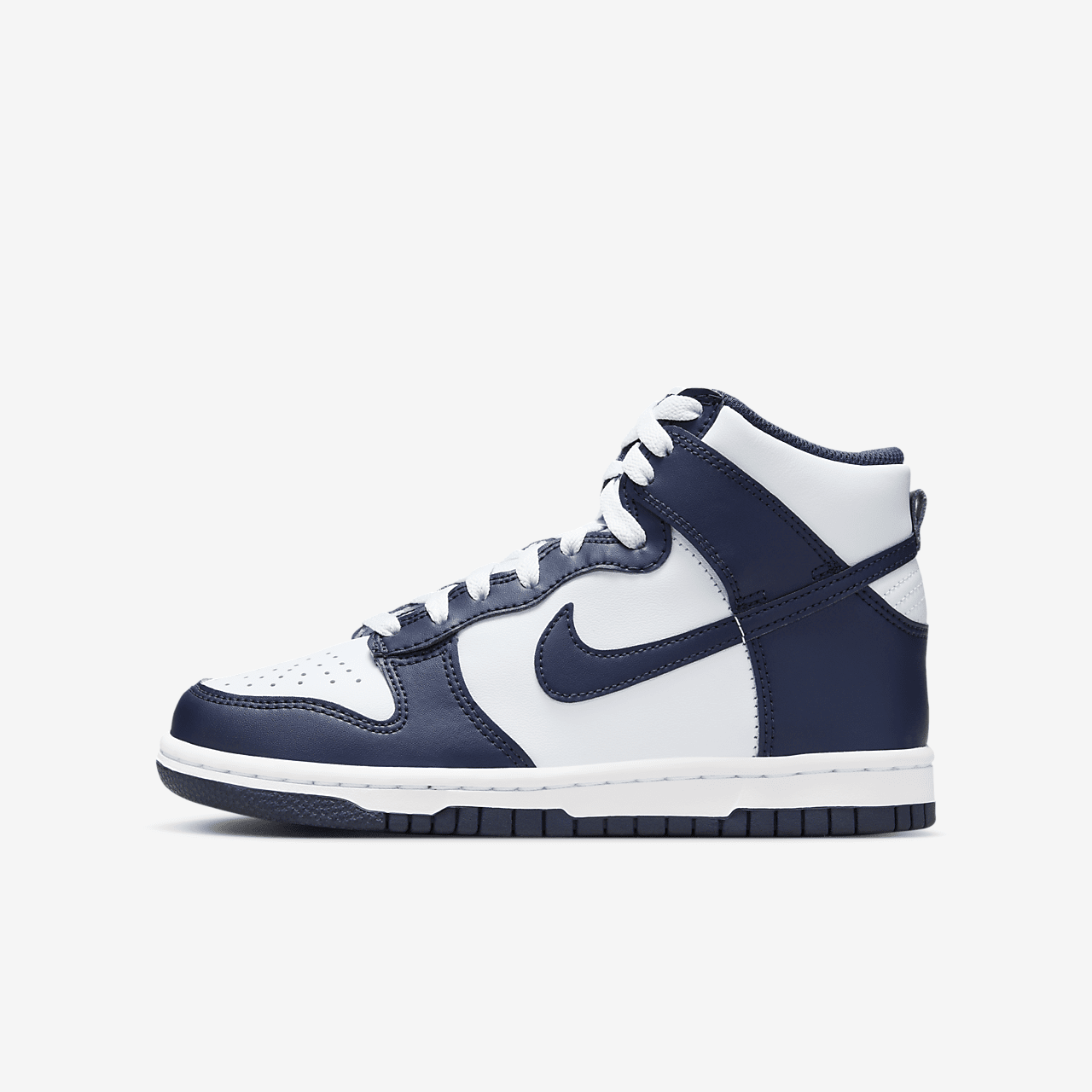 Nike Dunk High sneaker Football Grey/Wit/Midnight Navy