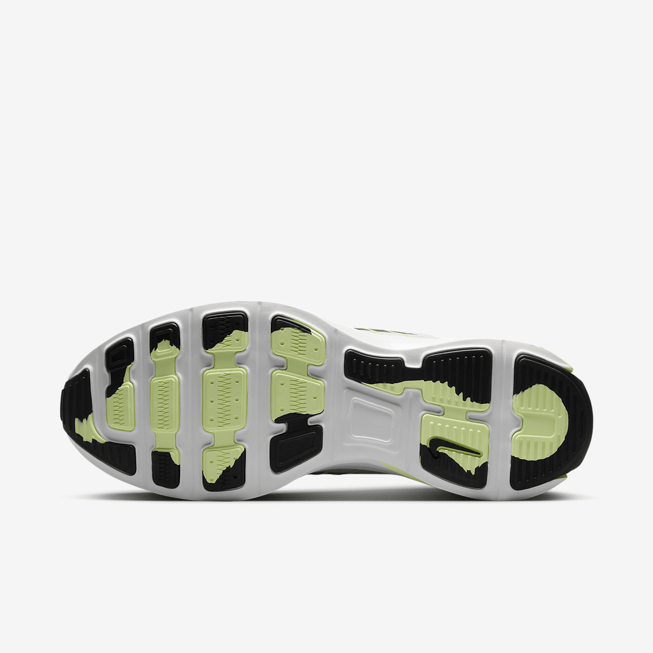 Nike Nike Lunar Roam sneaker Summit White/Light Silver/Barely Volt/Zwart