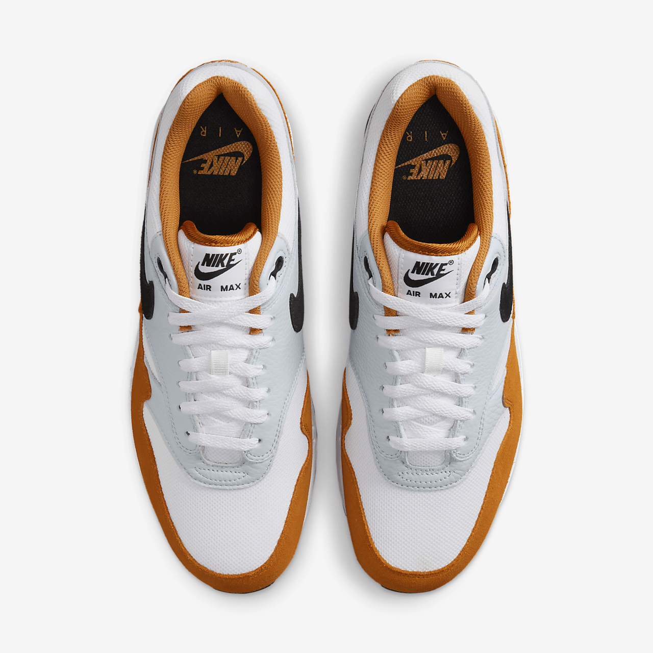 Nike Air Max 1 sneaker Wit/Monarch/Pure Platinum/Zwart