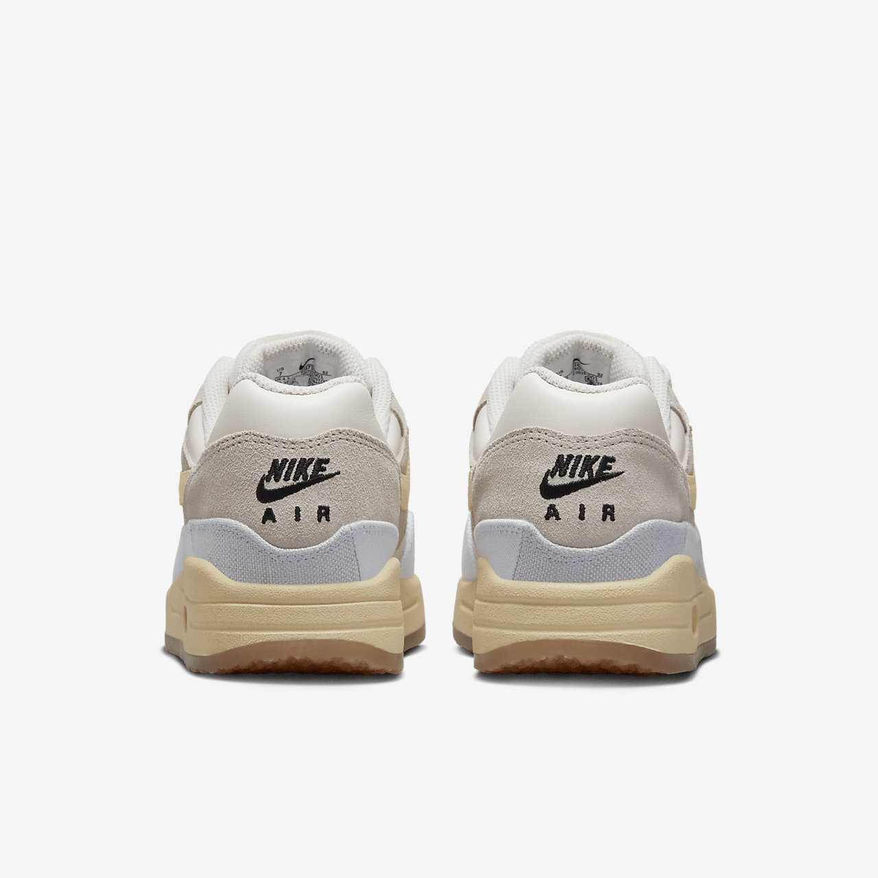 Nike Air Max 1 sneaker Light Bone/Sail/Football Grey/Pale Vanilla