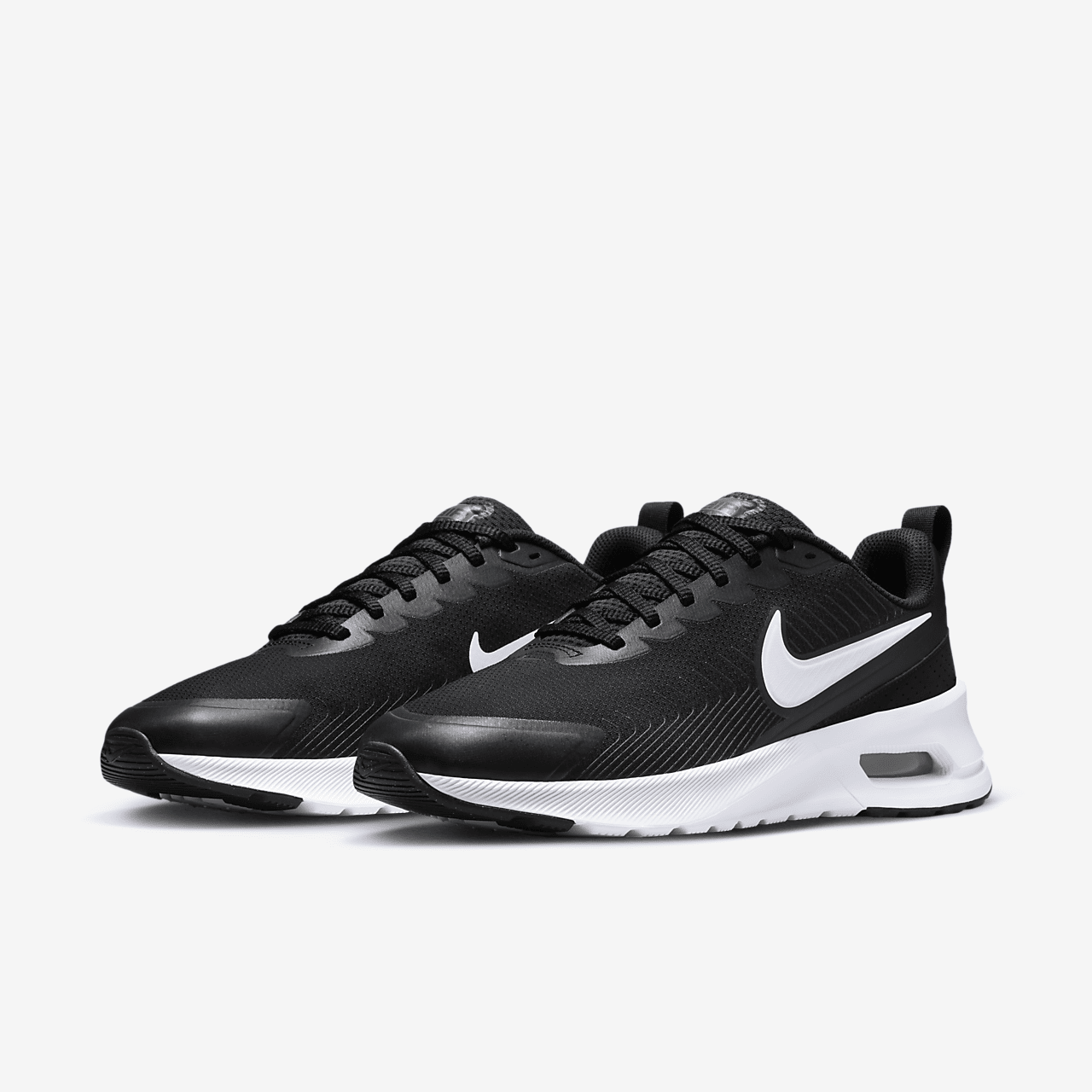 Nike Air Max Nuaxis sneaker Zwart/Zwart/Wit/Wit