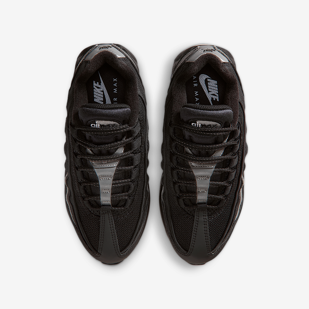 Nike Air Max 95 sneaker Zwart/Zwart/Wit/Metallic Silver