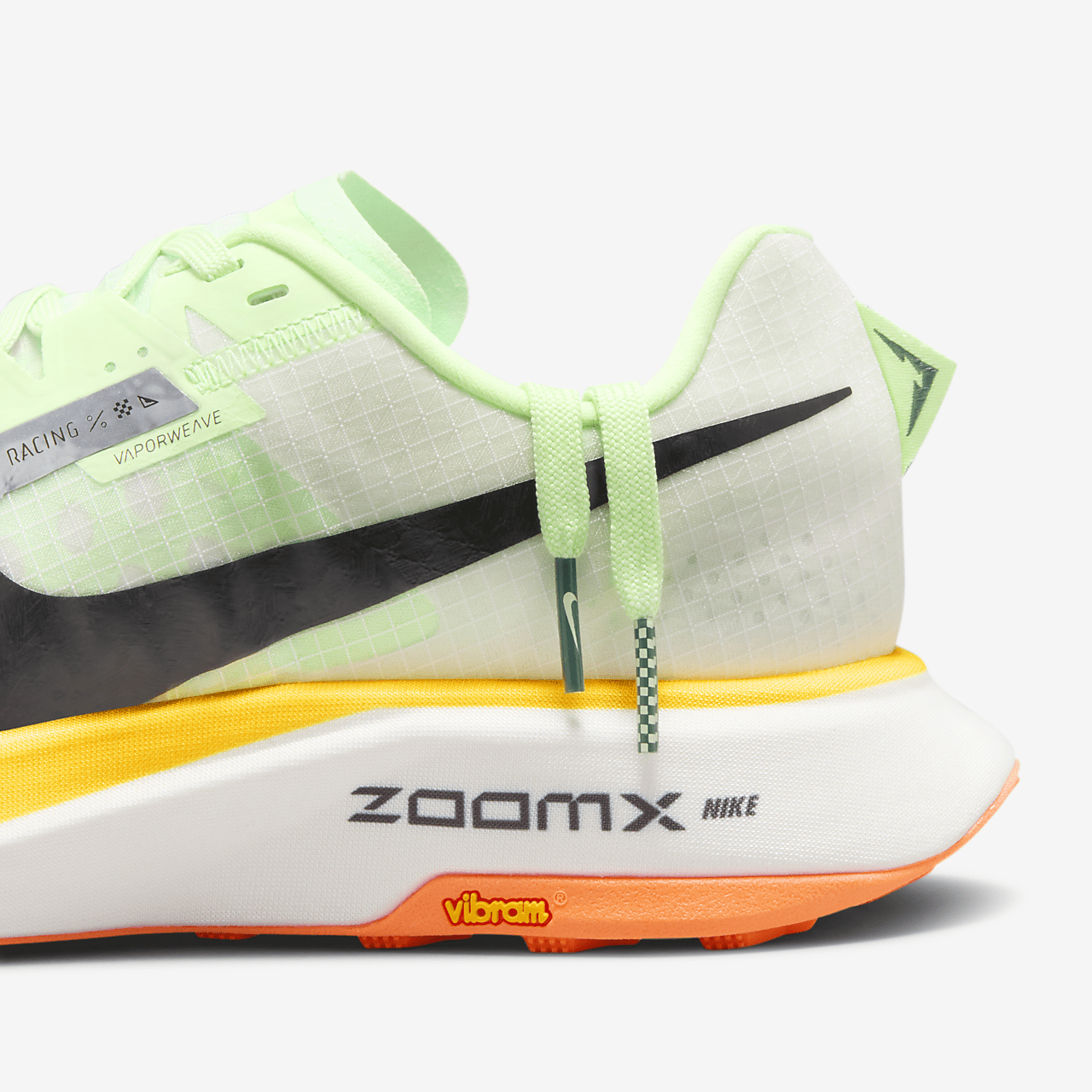 Nike  sneaker Summit White/Vapor Green/Laser Orange/Zwart