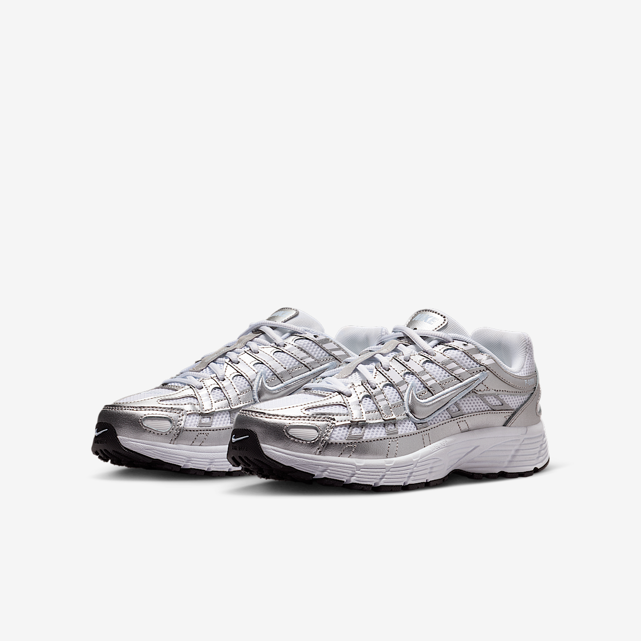 Nike P-6000 sneaker Wit/Blue Tint/Zwart/Metallic Silver
