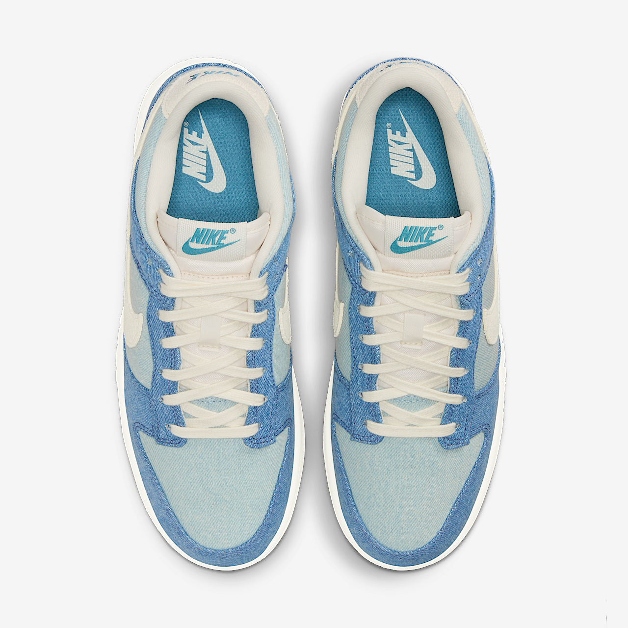 Nike Dunk Low sneaker Smokey Blue/Denim Turquoise/Ochre/Pale Ivory