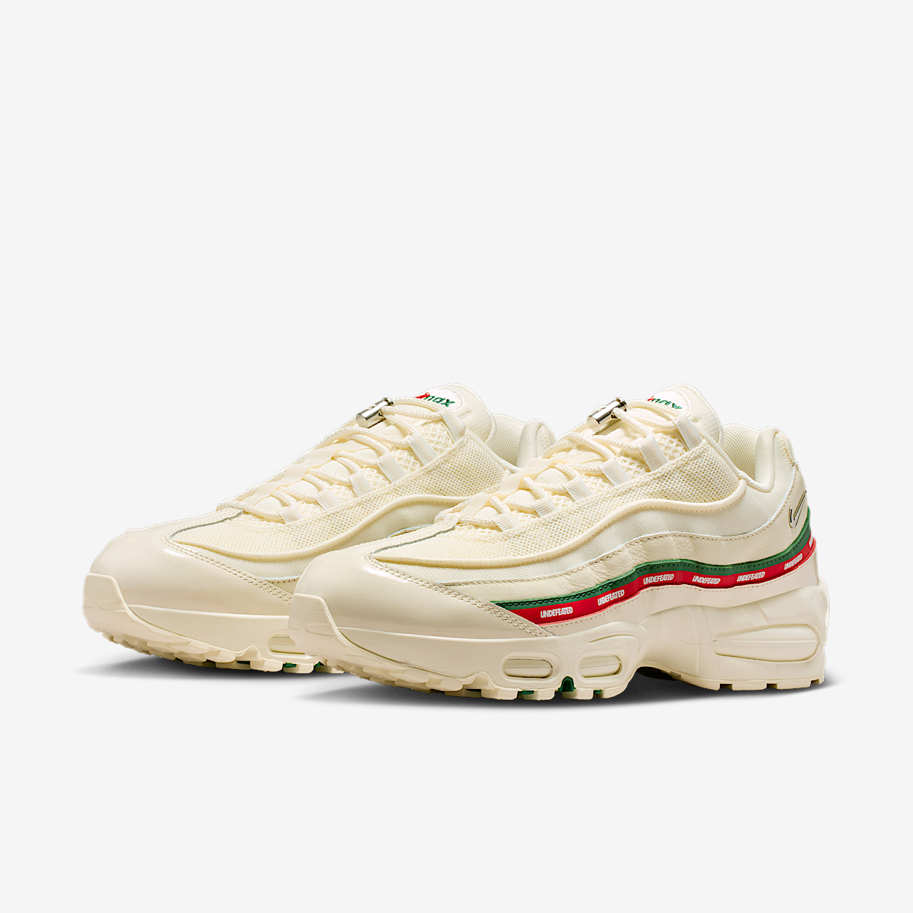Nike Air Max 95 sneaker Sail/Gorge Green/Sport Red/Metallic Silver