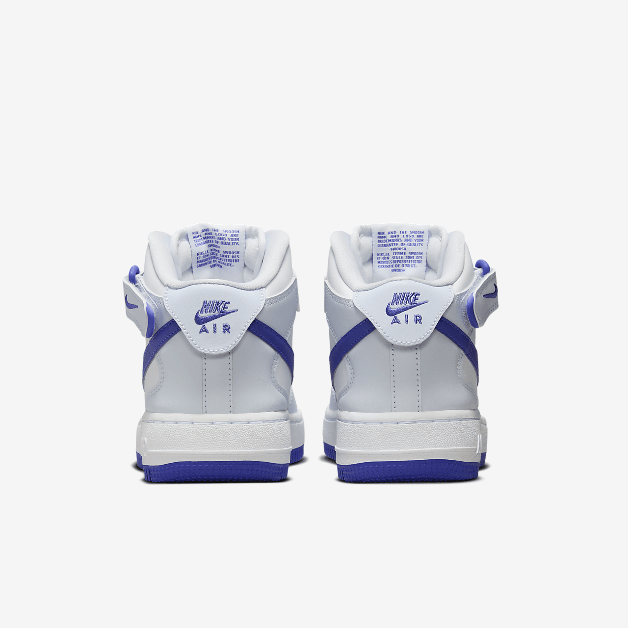 Nike Air Force 1 sneaker Football Grey/Wit/Persian Violet
