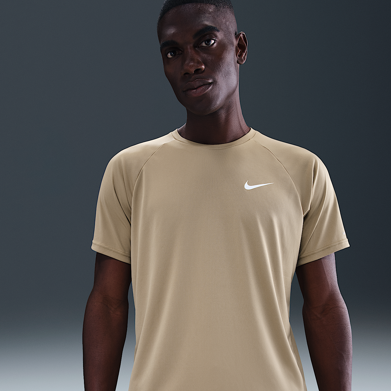 Nike Swim Hydroguard Essential (Parachute Beige/Parachute Beige/Parachute Beige/White)