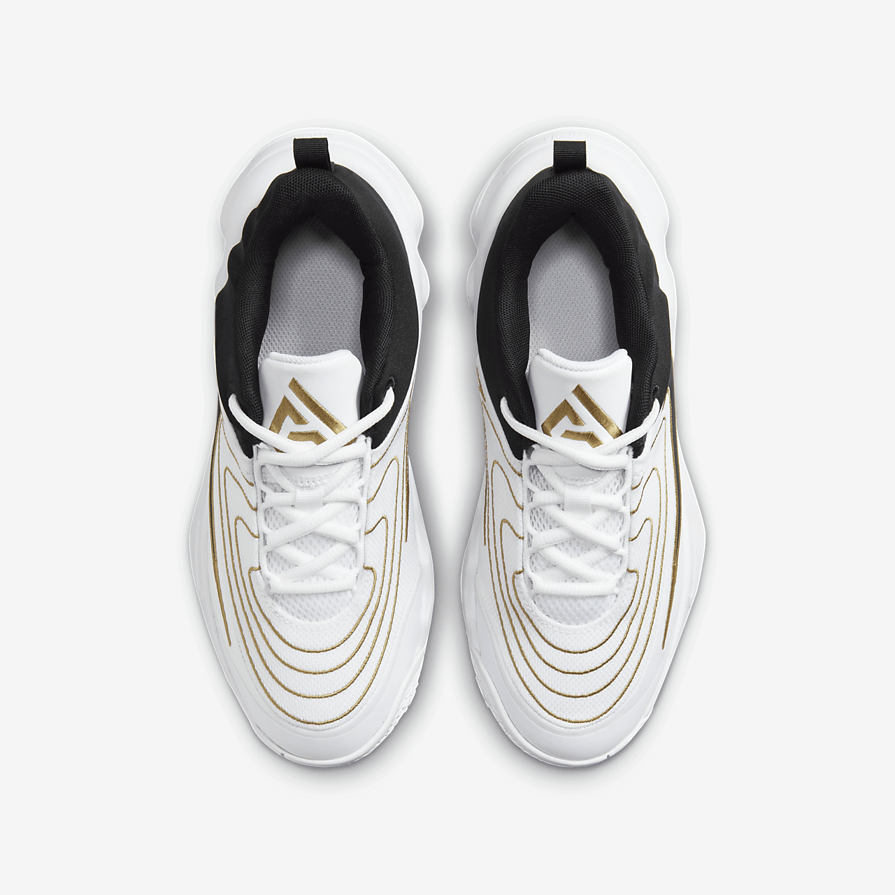 Nike  sneaker Wit/Metallic Gold/Zwart