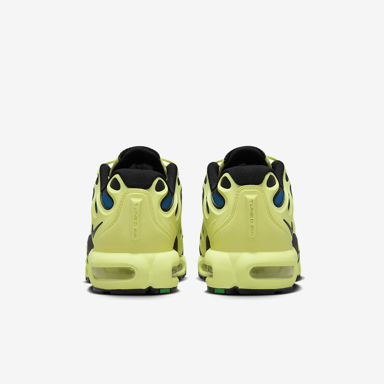 Nike Air Max Plus Drift sneaker Light Lemon Twist/Stadium Green/Photo Blue/Zwart