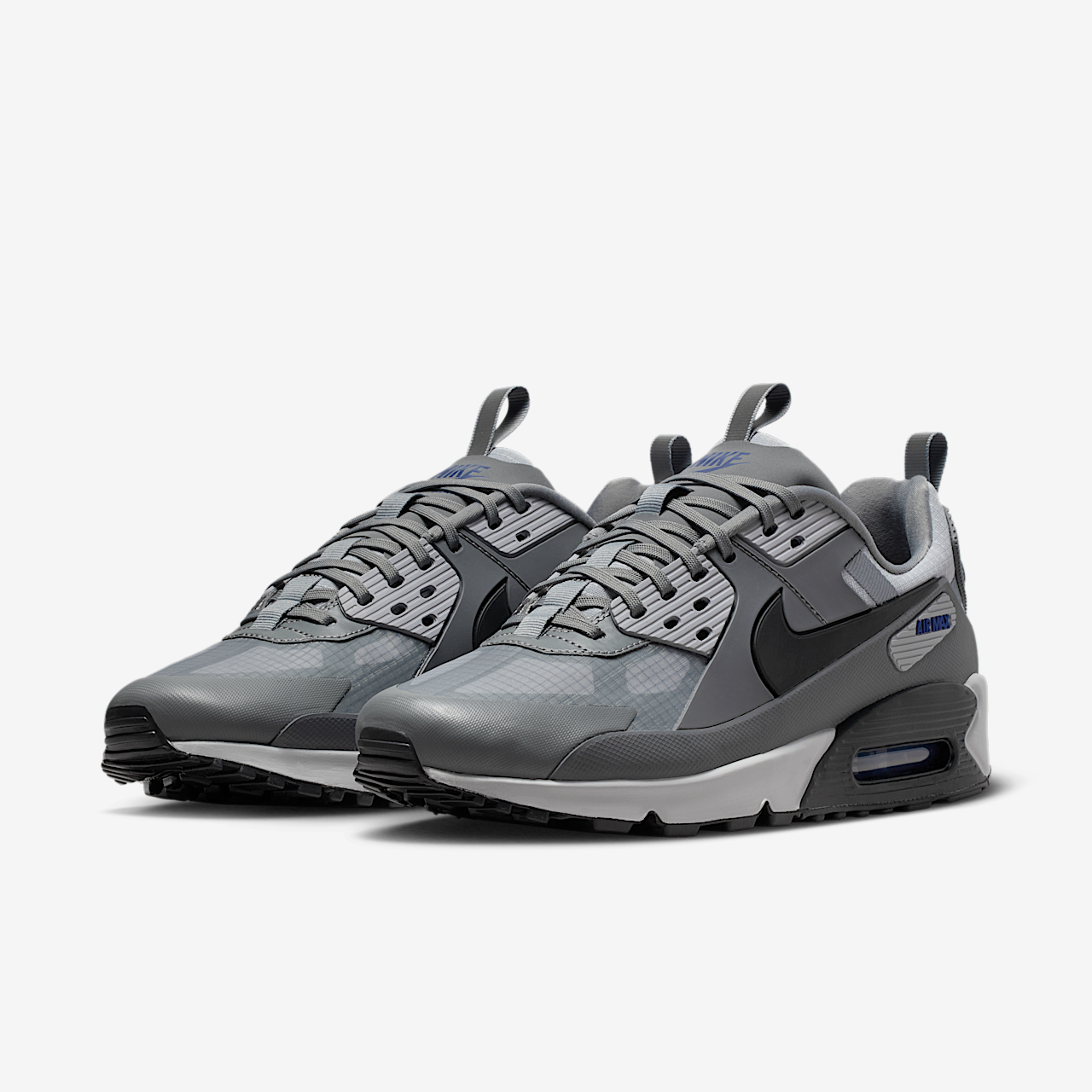 Nike Air Max sneaker Cool Grey/Deep Royal Blue/Wolf Grey/Zwart