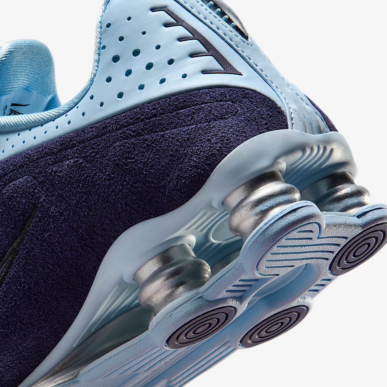 Nike Nike Shox sneaker Imperial Purple/Zwart/Metallic Silver/Celestine Blue