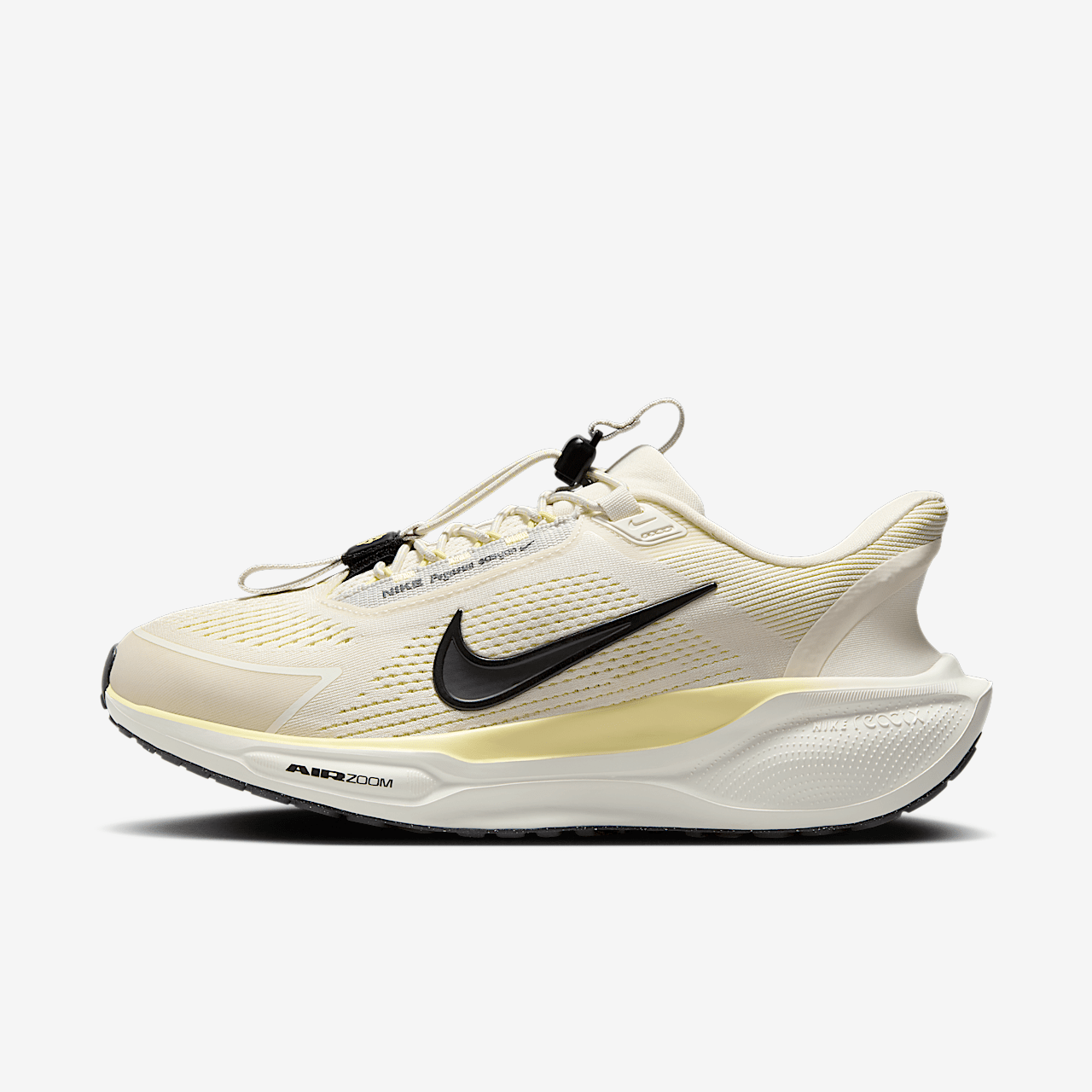 Nike Pegasus sneaker Pale Ivory/Soft Yellow/Light Bone/Zwart