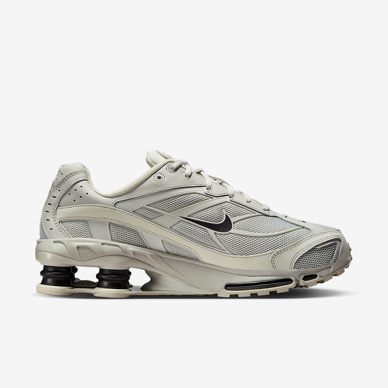 Nike Nike Shox sneaker Light Bone/Zwart/Metallic Black