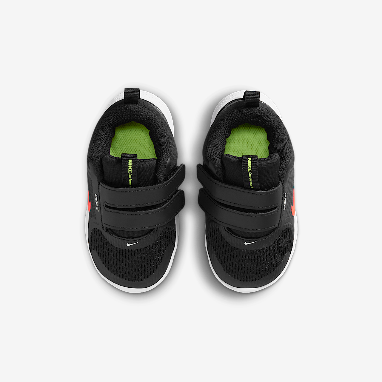 Nike  sneaker Zwart/Anthracite/Volt Tint/Bright Crimson