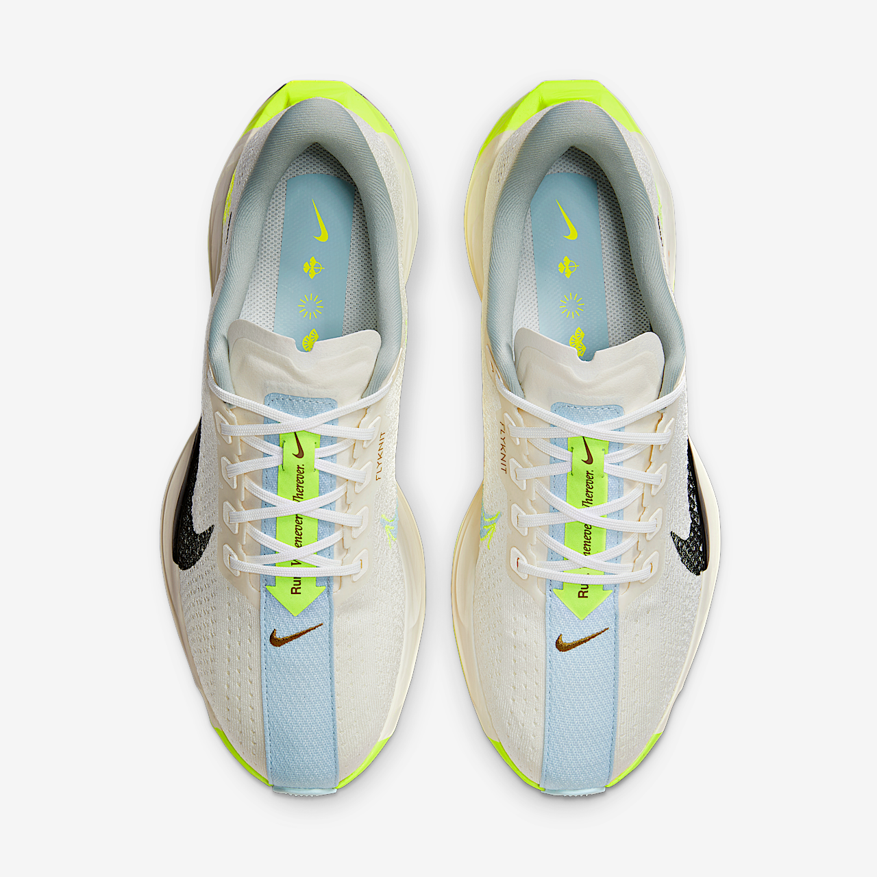 Nike Pegasus sneaker Sail/Pale Ivory/Volt/Zwart