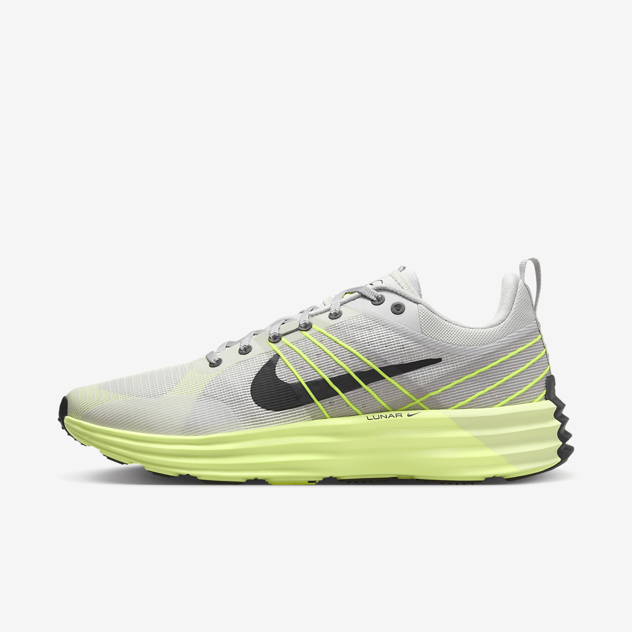 Nike  sneaker Neutral Grey/Volt/Photon Dust/Zwart