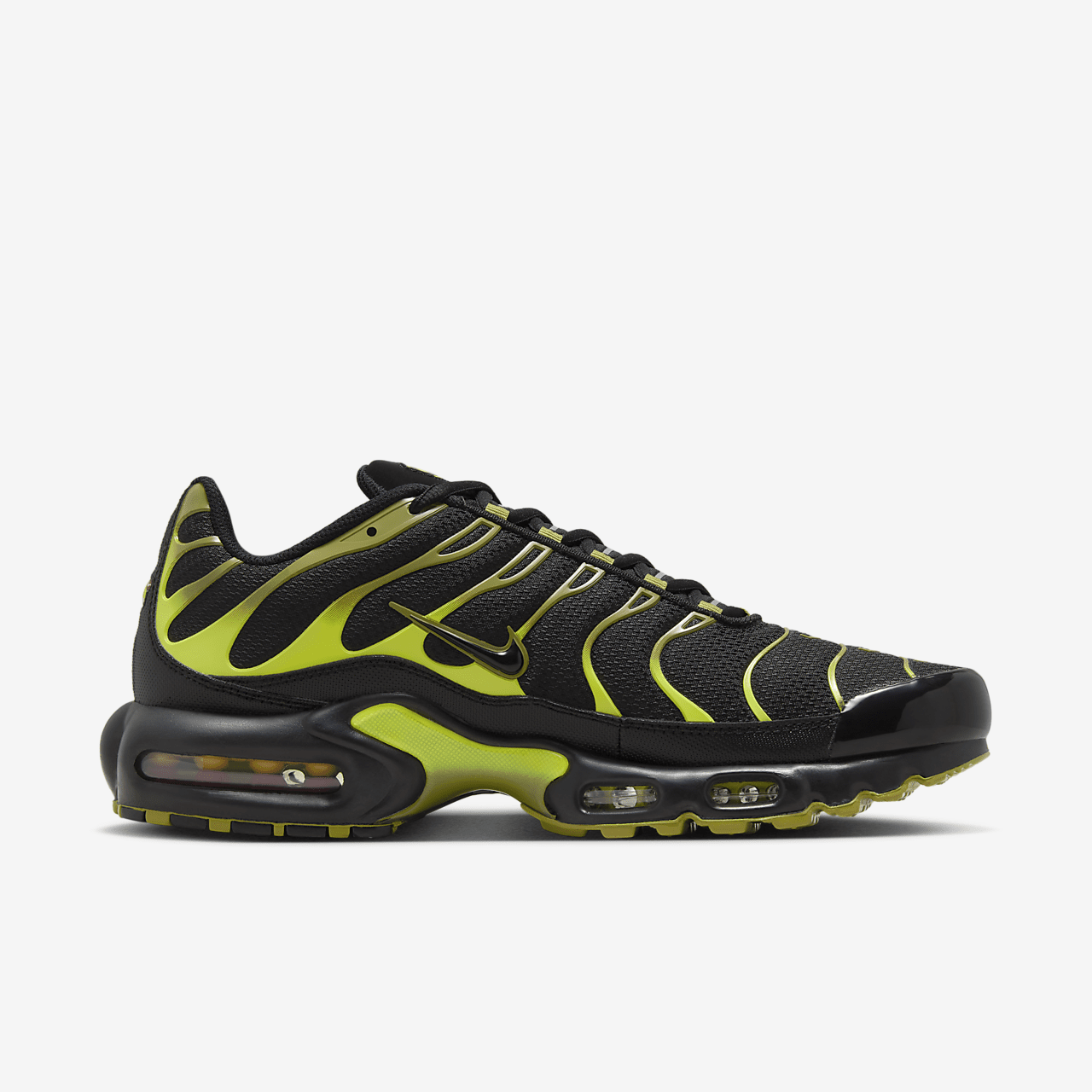 Nike Air Max Plus sneaker Zwart/Cyber/Pacific Moss/Zwart