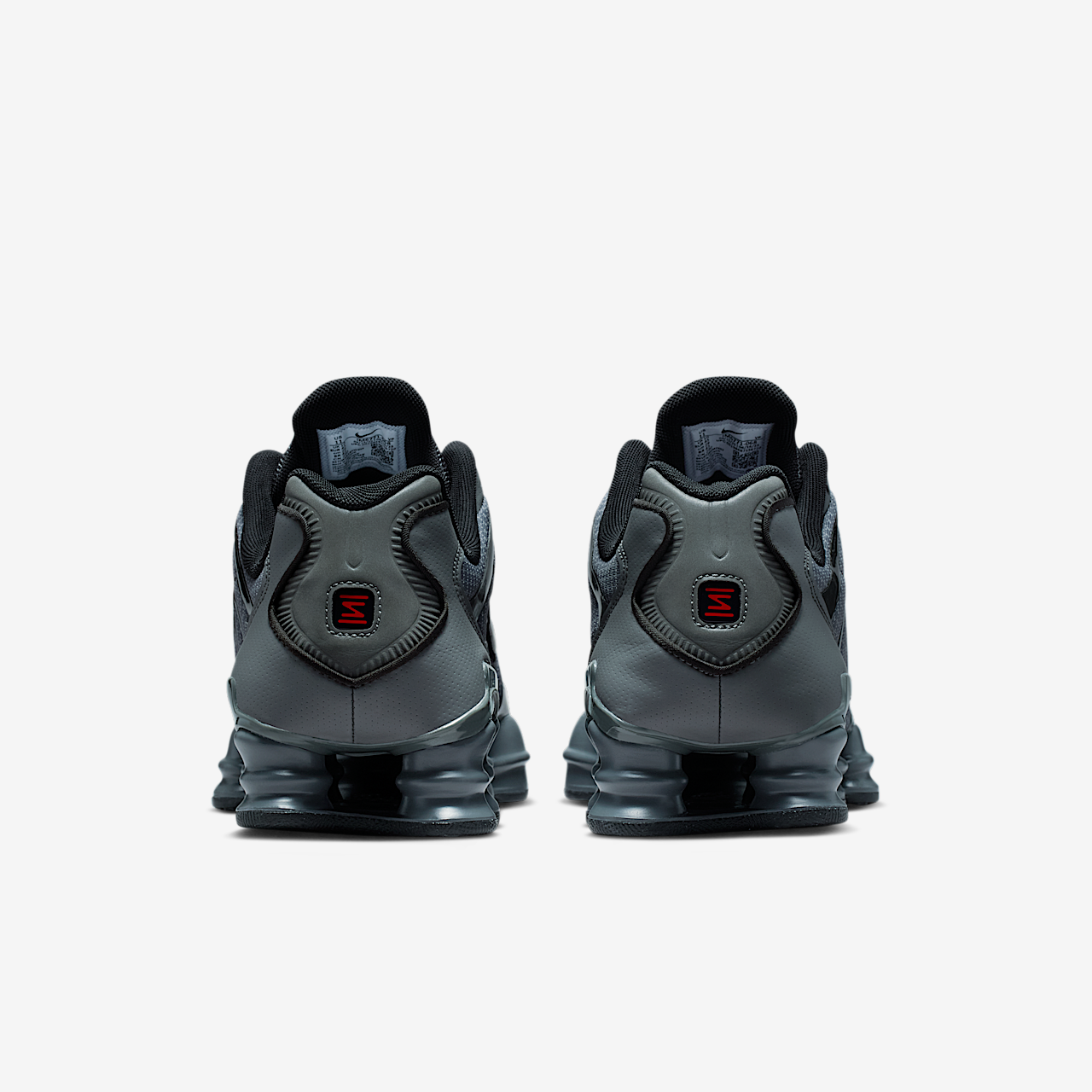 Nike Nike Shox sneaker Iron Grey/Zwart/Light Smoke Grey/Metallic Silver