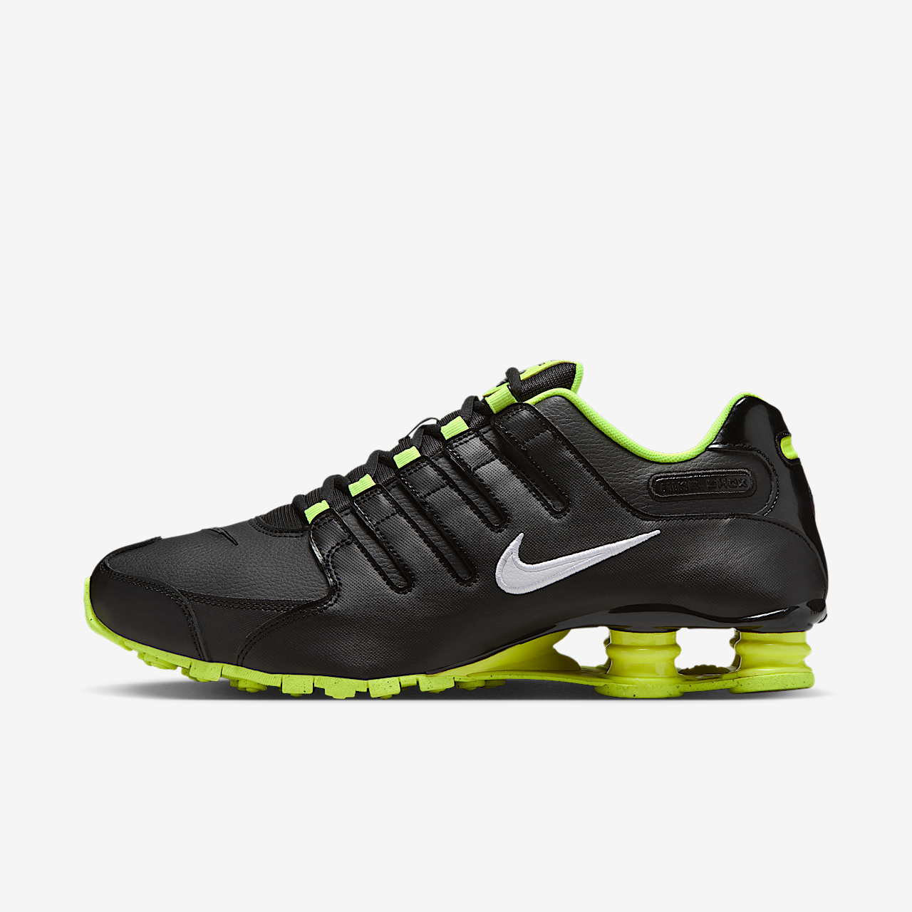 Nike Nike Shox sneaker Zwart/Volt/Wit